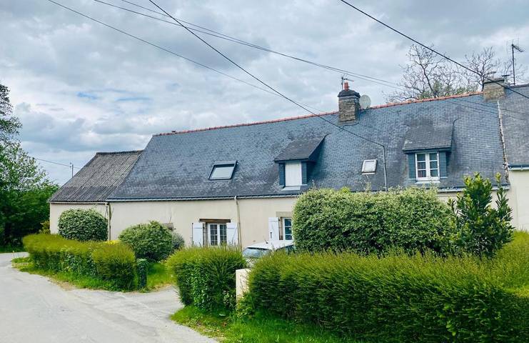 Location de vacances pour 4 personnes, avec jardin et vue, animaux acceptés à Trédion