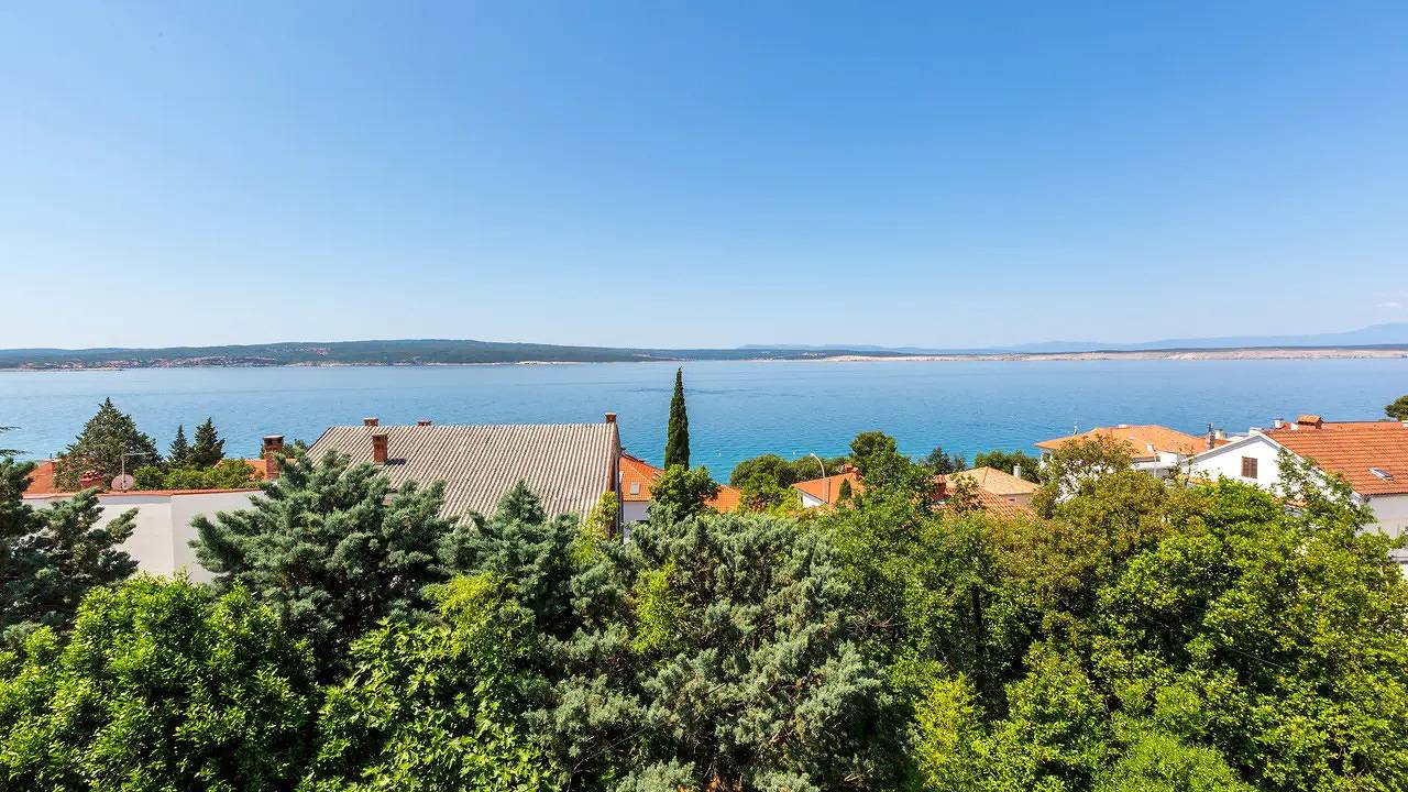 Kamer voor 2 personen met terras in Crikvenica, Primorje-Gorski Kotar
