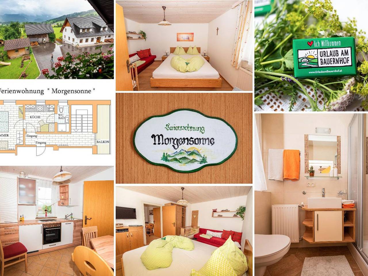 Ganze Ferienwohnung, Ferienhof Kandler - Ferienwohnung Abendsonne/2 Schlafräume/Dusche/Wc in Roßleithen, Kirchdorf an der Krems (Bezirk)