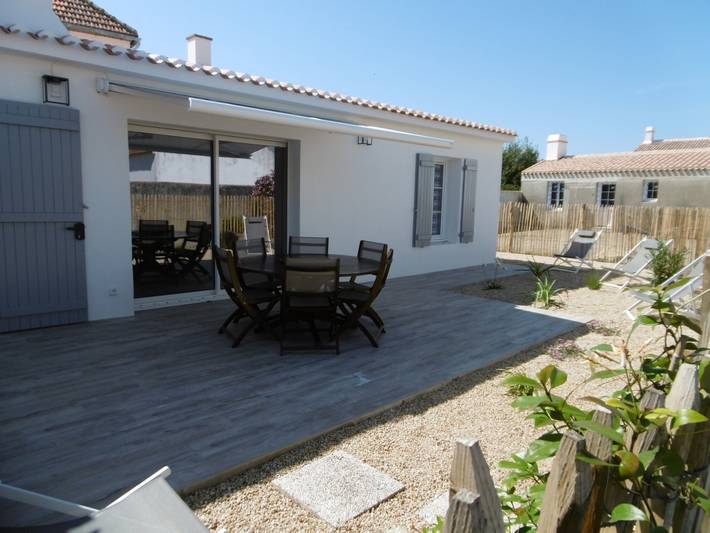 Location de vacances pour 6 personnes, avec terrasse et jardin dans Plage De La Bosse L Epine