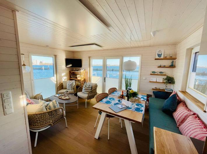Hausboot für 5 Personen, mit Terrasse, mit Haustier in Burg auf Fehmarn und Umgebung - 3