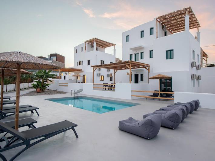 Ferienwohnung für 3 Personen, mit Balkon und Terrasse sowie Garten und Pool in Lachania - 4