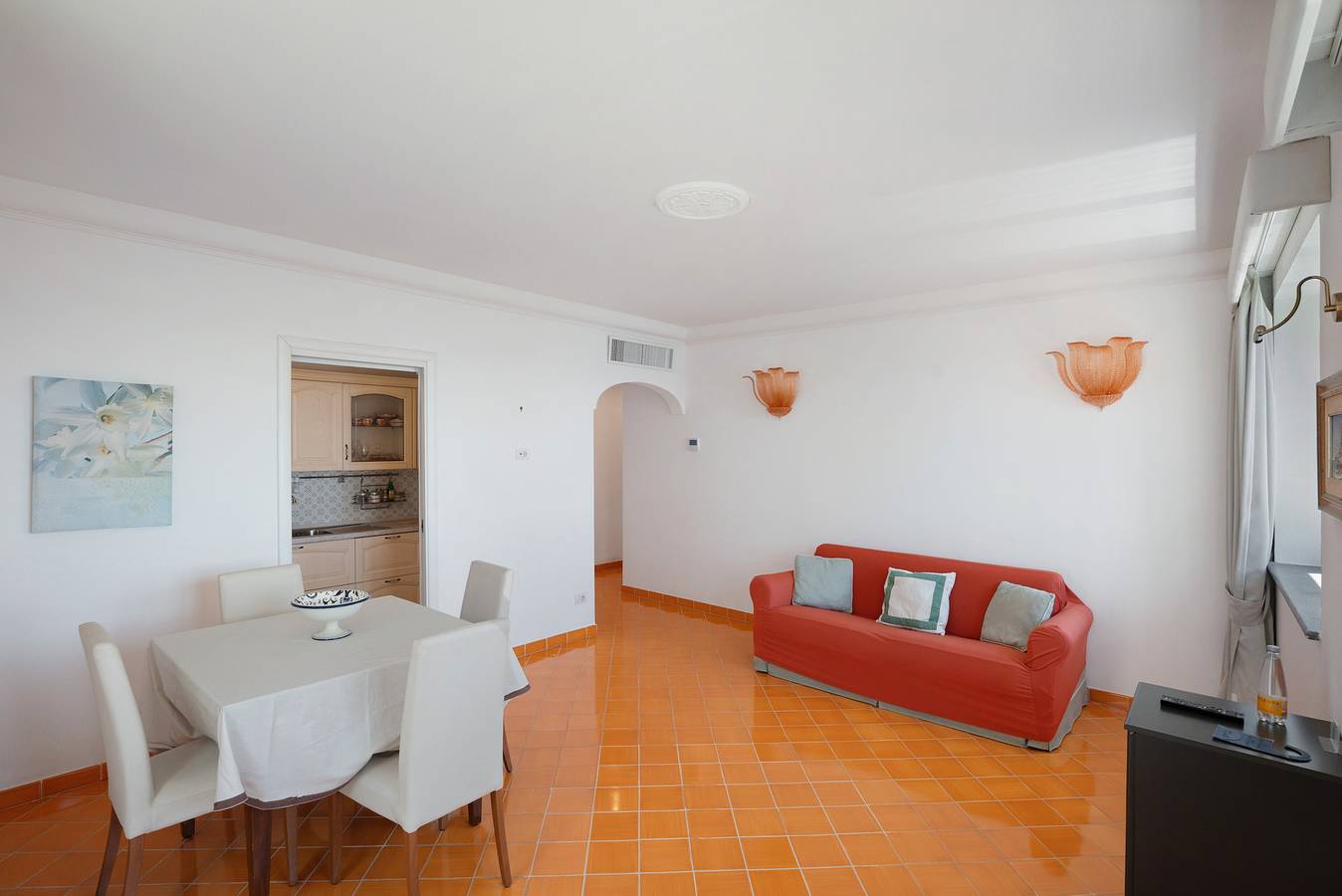 Villa 'Suite Tramonto In Dependance' with Sea View, Wi-Fi and Air Conditioning in Conca dei Marini, Amalfi Kysten