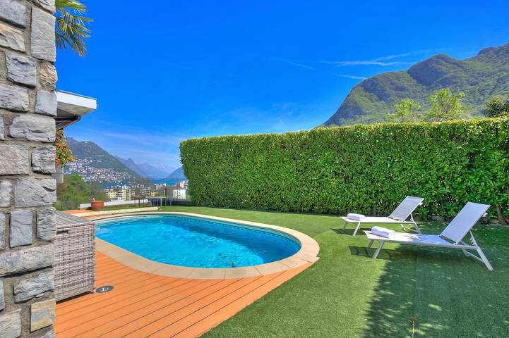 Villa für 6 Personen, mit Garten, mit Haustier in Lugano