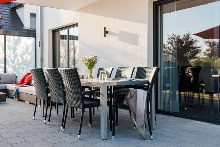 Ferienhaus für 9 Personen, mit Pool und Sauna sowie Garten und Ausblick, mit Haustier in Göhren-Lebbin - 3