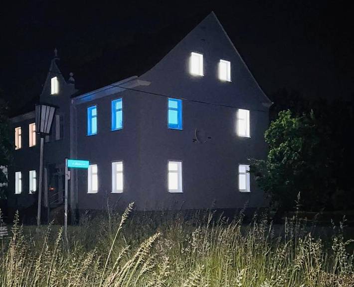 Ferienwohnung für 4 Personen, mit Garten und Ausblick in Markersdorf
