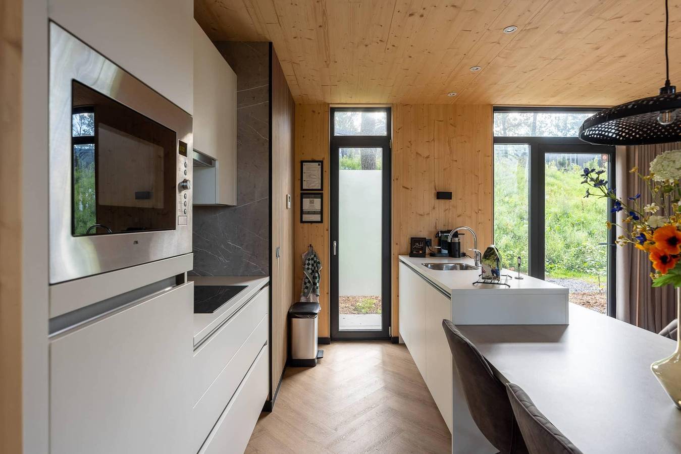 Zicht op Twente — Panorama Lodge in Markelo, Twente