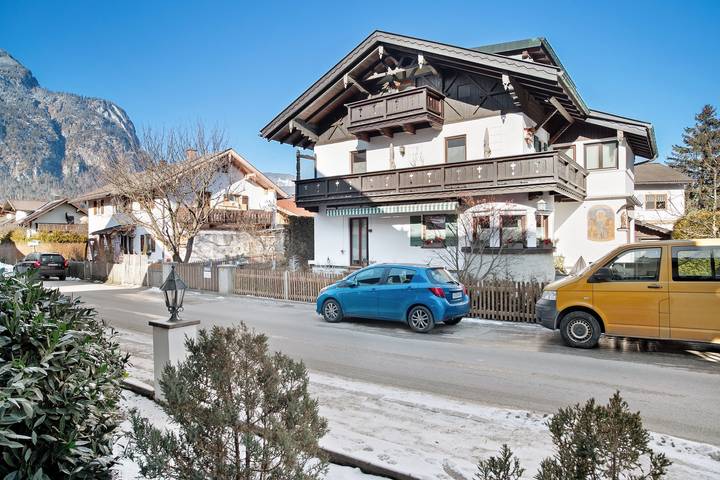 Studio entier, Studio « Alpspitzblick Riedel » avec vue sur la montagne, jardin commun et Wi-Fi in Garmisch-Partenkirchen, Alpes bavaroises