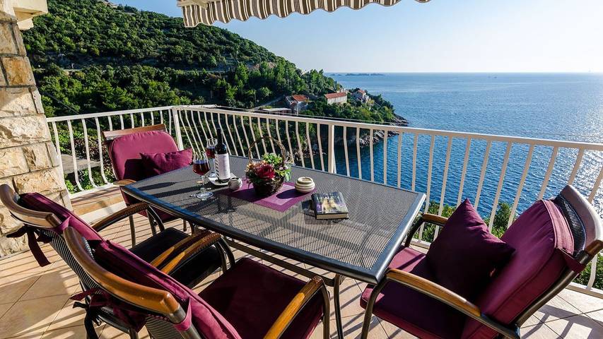 Ferienwohnung für 4 Personen, mit Balkon in Grad Dubrovnik