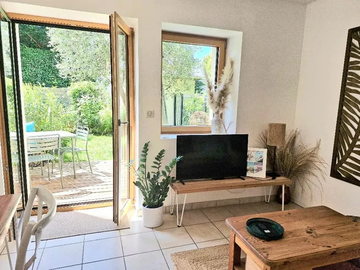 Apartamento de vacaciones para 3 personas, con vistas y jardín - 1