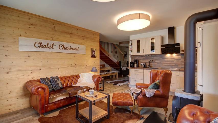 Chalet für 6 Personen, mit Balkon und Whirlpool sowie Garten in Inzell - 2