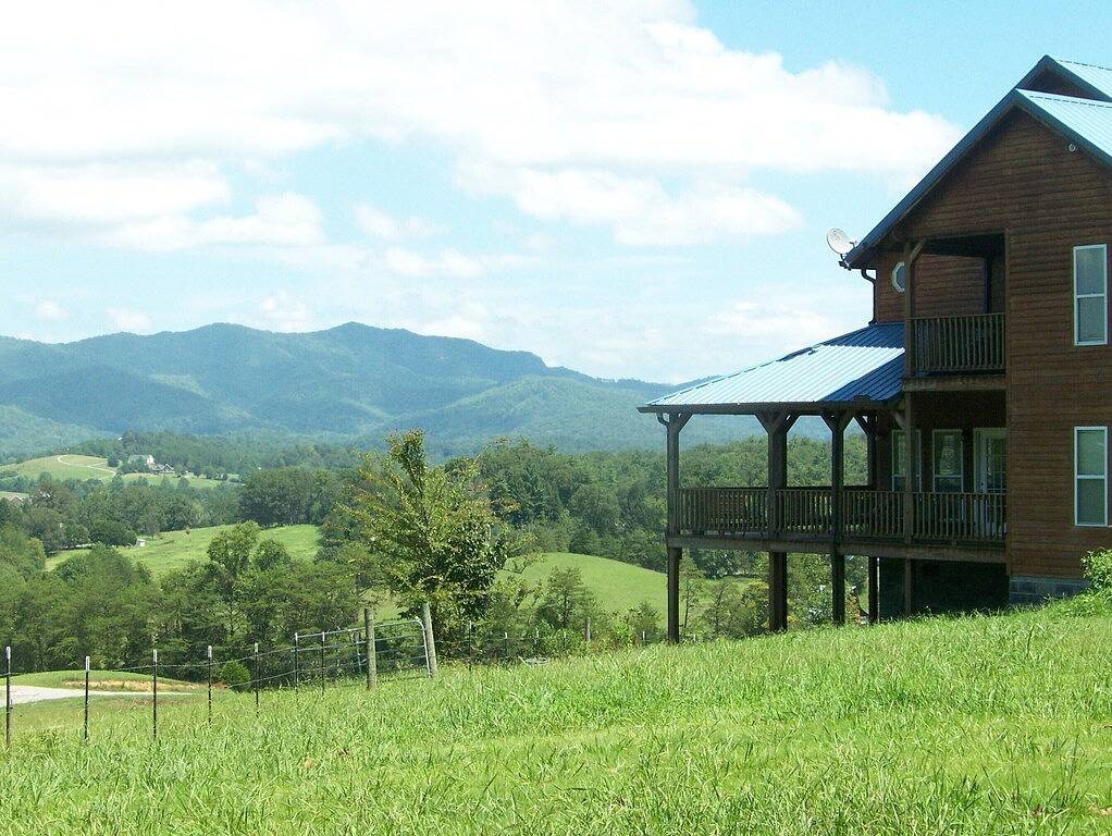 Die obere Schwelle Suite im Country Manor Inn in Tuckaleechee, Blount County