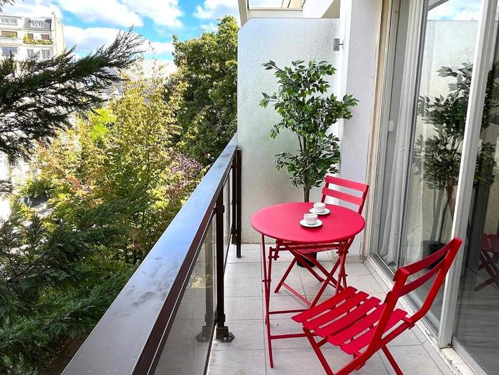 Gîte pour 2 personnes, avec balcon et vue dans Parc des Princes - 4
