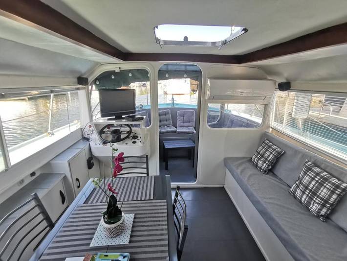 Bateau pour 2 personnes, avec terrasse et vue dans le Gard - 3