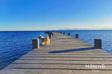 Gîte pour 4 personnes, avec piscine ainsi que bassin pour enfant et jardin à Fitou