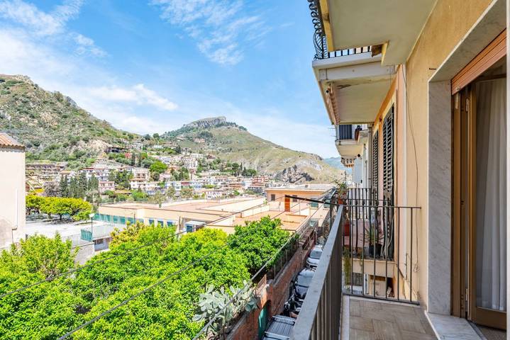 Apartamento para 2 personas, con balcón/terraza en Mazzarò