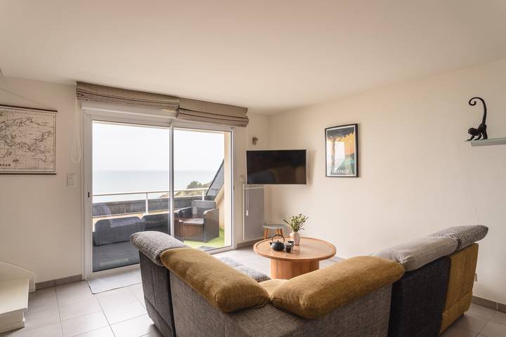 Appartement de vacances pour 6 personnes, avec jardin et balcon