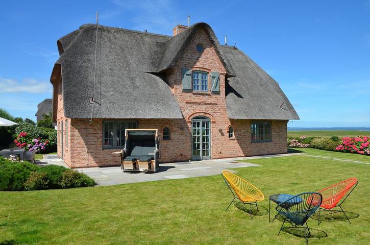 Ferienhaus für 6 Personen, mit Terrasse und Garten sowie Sauna und Ausblick in Morsum