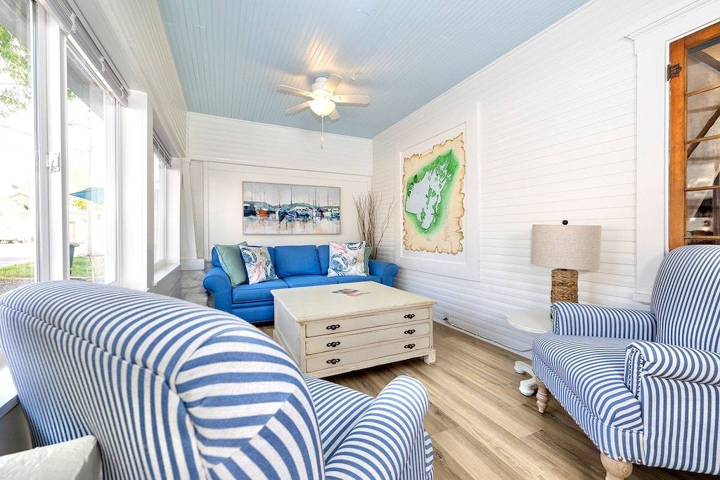 The Vintage Lake House w/ Private Dock in Russells Point, Indian Lake