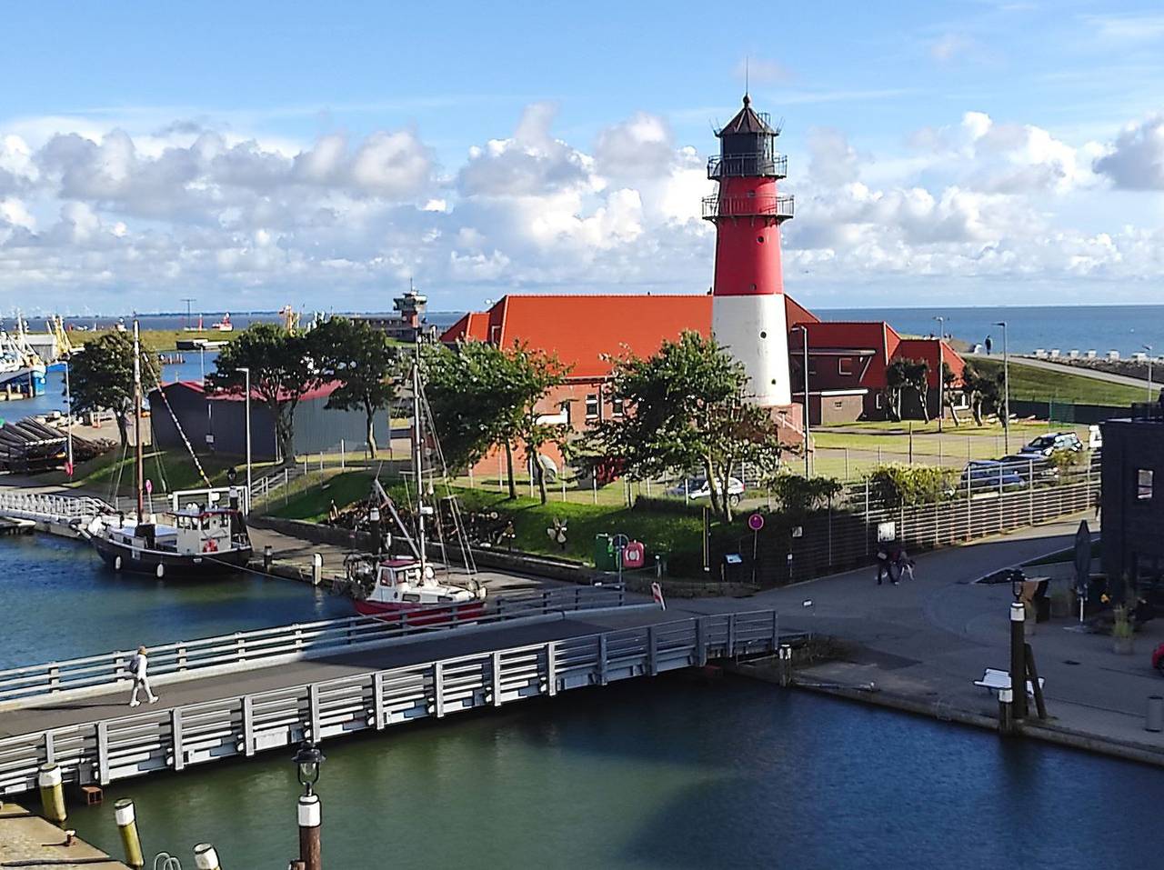 Ganze Wohnung, Traumhafte  Neubauwohnung mit Blick über die Nordsee und den Büsumer Hafen in Hafen Büsum, Hauptstrand Büsum