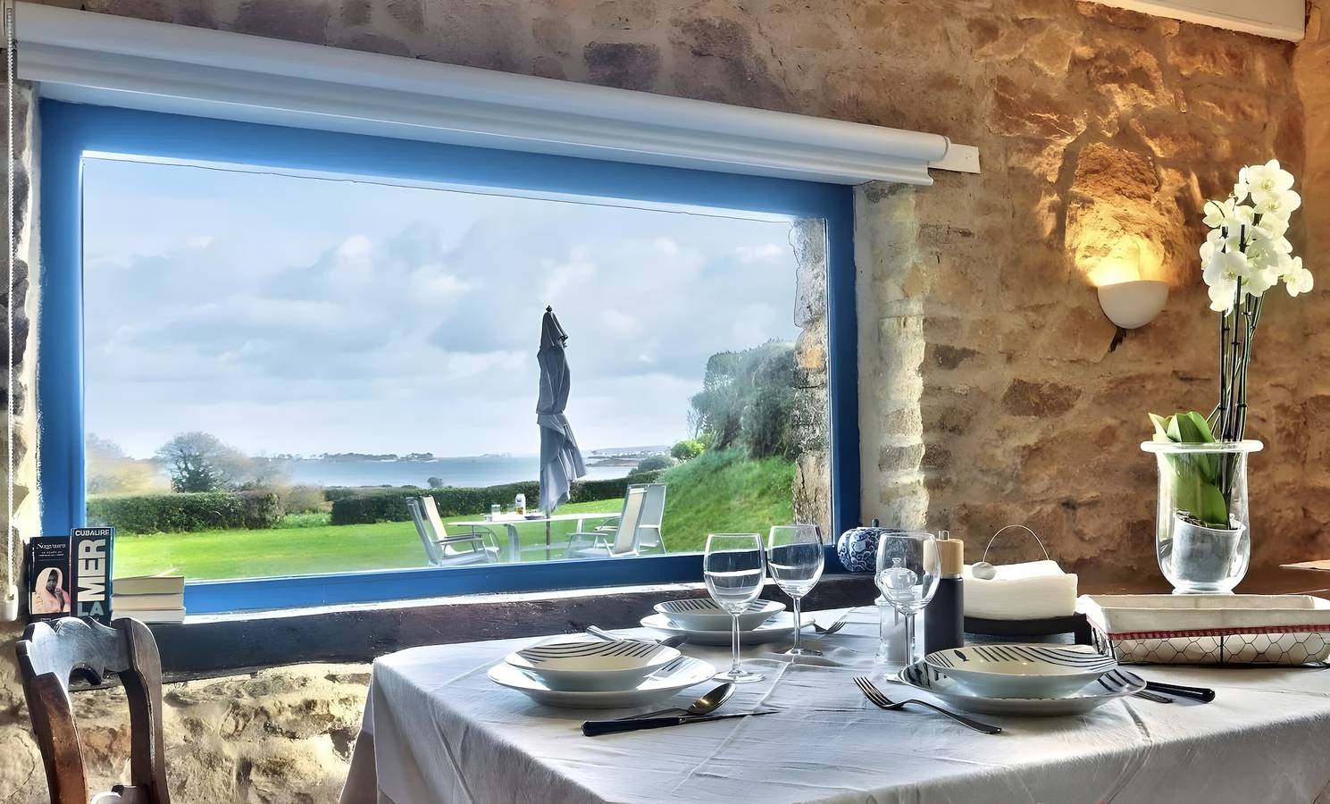 Cottage « Pen Prat » avec vue mer 400M de la plage in Saint-Pol-de-Léon, Ceinture Dorée