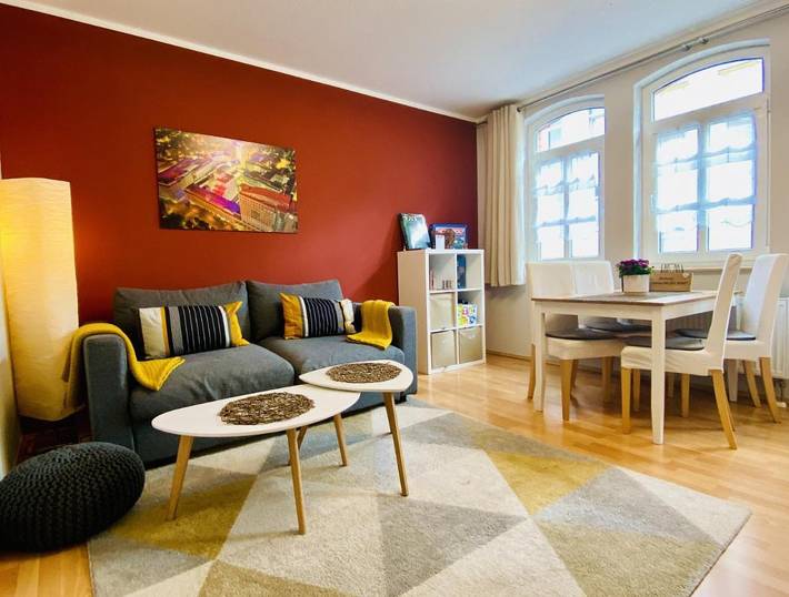 Vakantiewoning voor 5 personen, met uitzicht en tuin in Jena