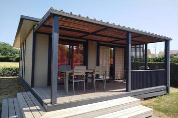 Chalet pour 6 personnes, avec jardin dans Mayenne