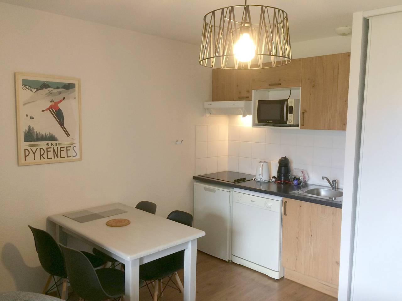 Appartement entier, T2 cosy avec balcon, garage et accès Spassio - 500m des pistes, 4 pers, Peyragudes in Germ, Pyrénées