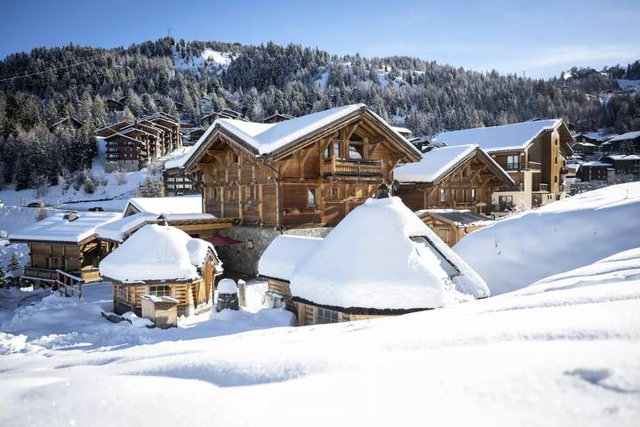 Chalet pour 19 personnes, avec balcon, animaux acceptés dans Paradiski - 4