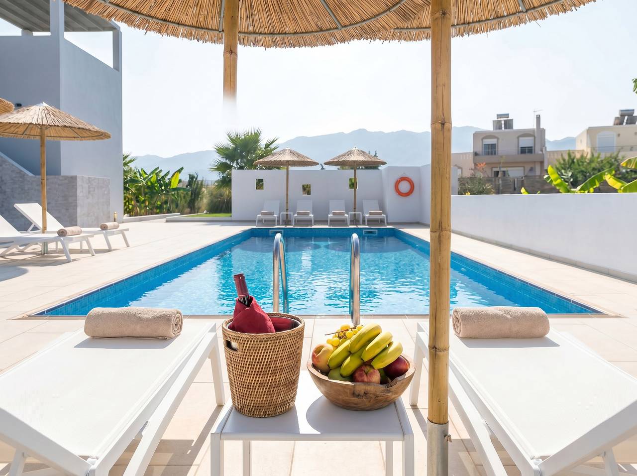 Lilu Villa 2 mit privatem Pool und Meerblick in Tigaki, Kos