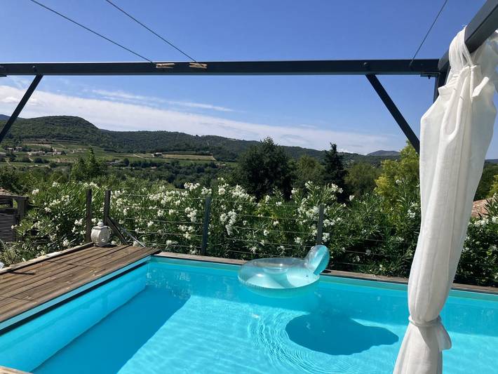 Gîte pour 2 personnes, avec terrasse ainsi que piscine et jardin à Mollans-sur-Ouvèze - 2