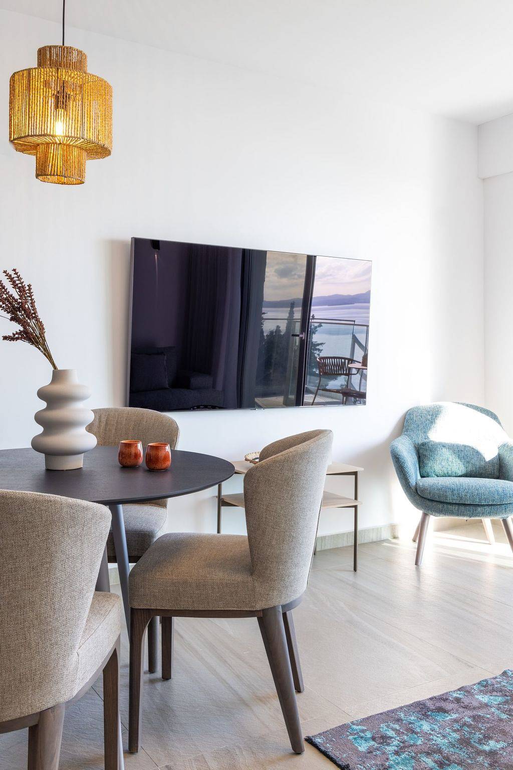 Appartement entier, Luxuriöses Apartment mit zwei Schlafzimmern und Meerblick in Katavolos, Corfou