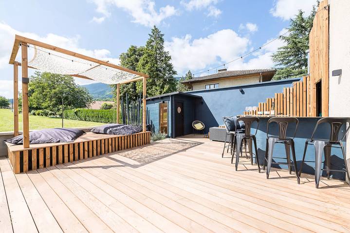 Villa voor 5 personen, with Balkon and Terras as well as Tuin and Sauna in Saint-Jorioz