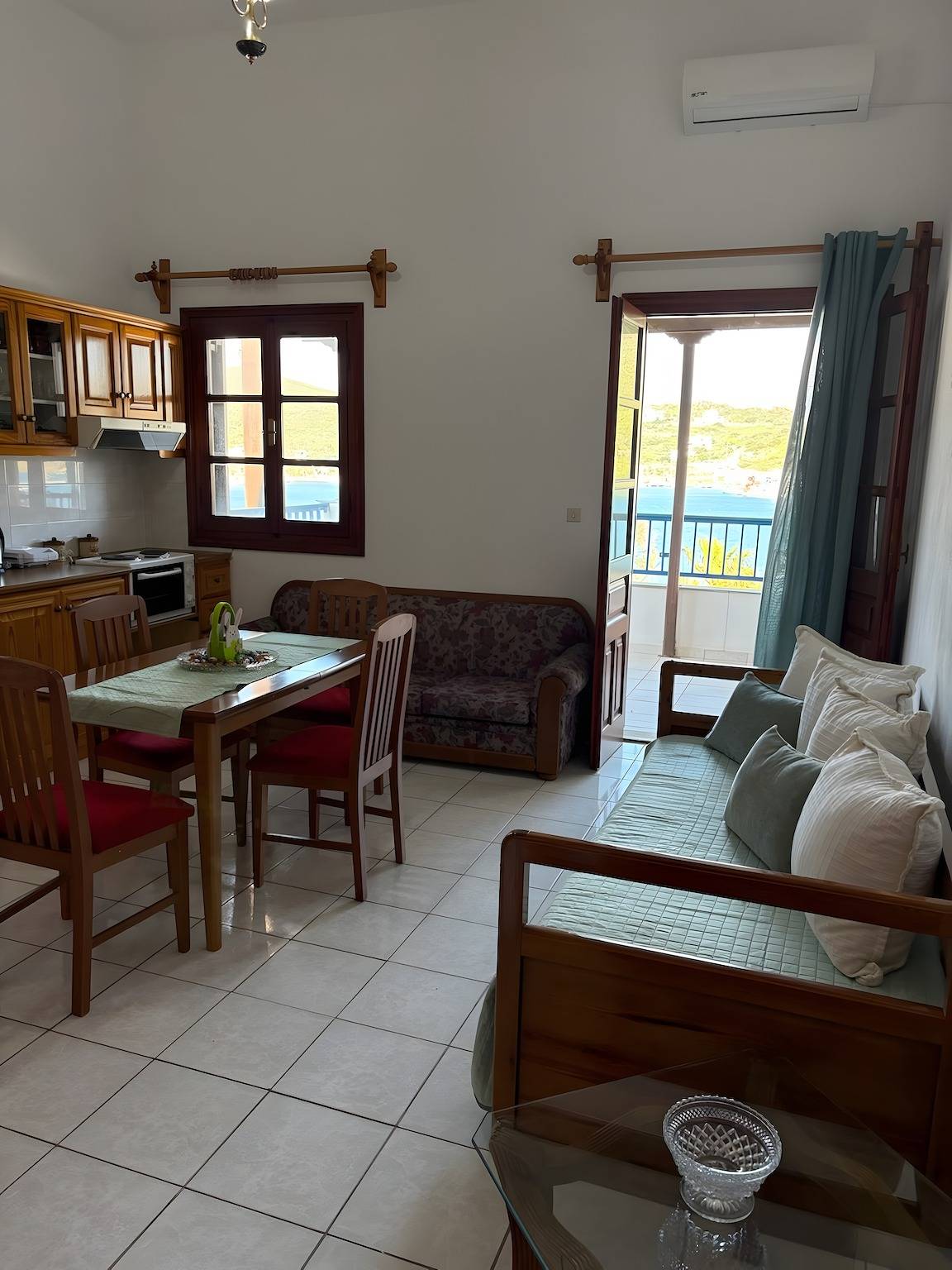Appartamento intero, Appartamento 'Anastasia's 1' con balcone privato e vista mare in Skala (Patmos), Dodecaneso