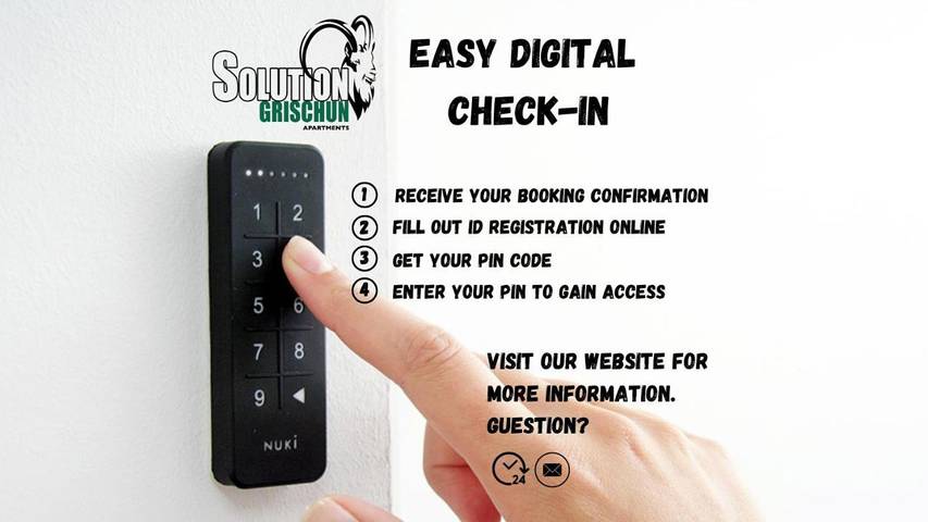 Gîte pour 2 personnes, avec balcon et vue, adapté aux familles à Coire - 2