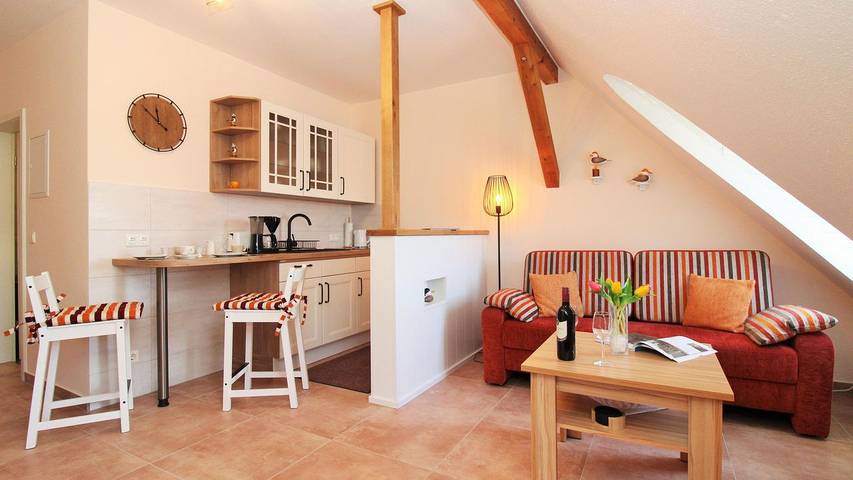 Ferienwohnung für 2 Personen, mit Sauna und Garten in Biendorf