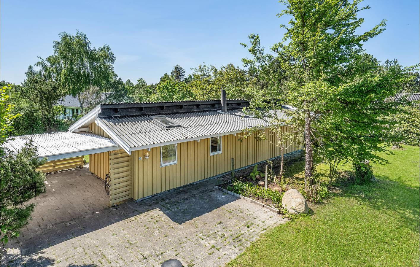 Vacation house for 6 people with terrace in Skibby, Frederikssund Region