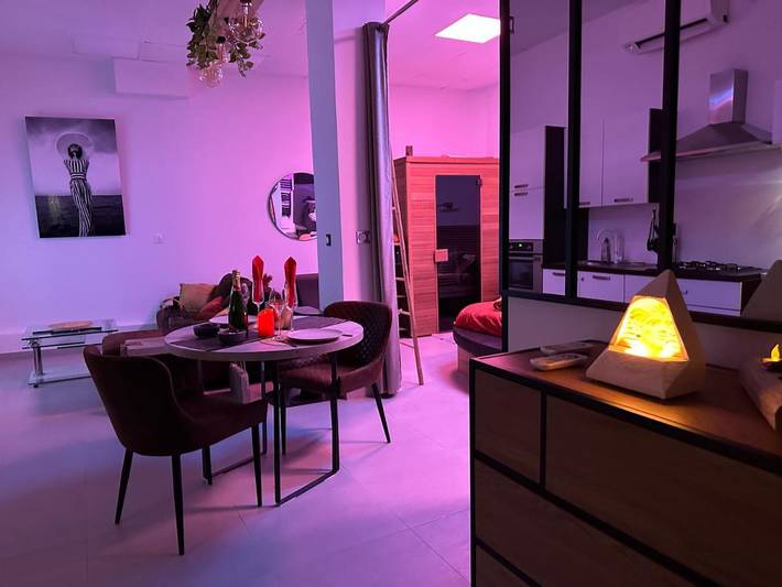 Appartement de vacances pour 2 personnes, avec sauna et jacuzzi