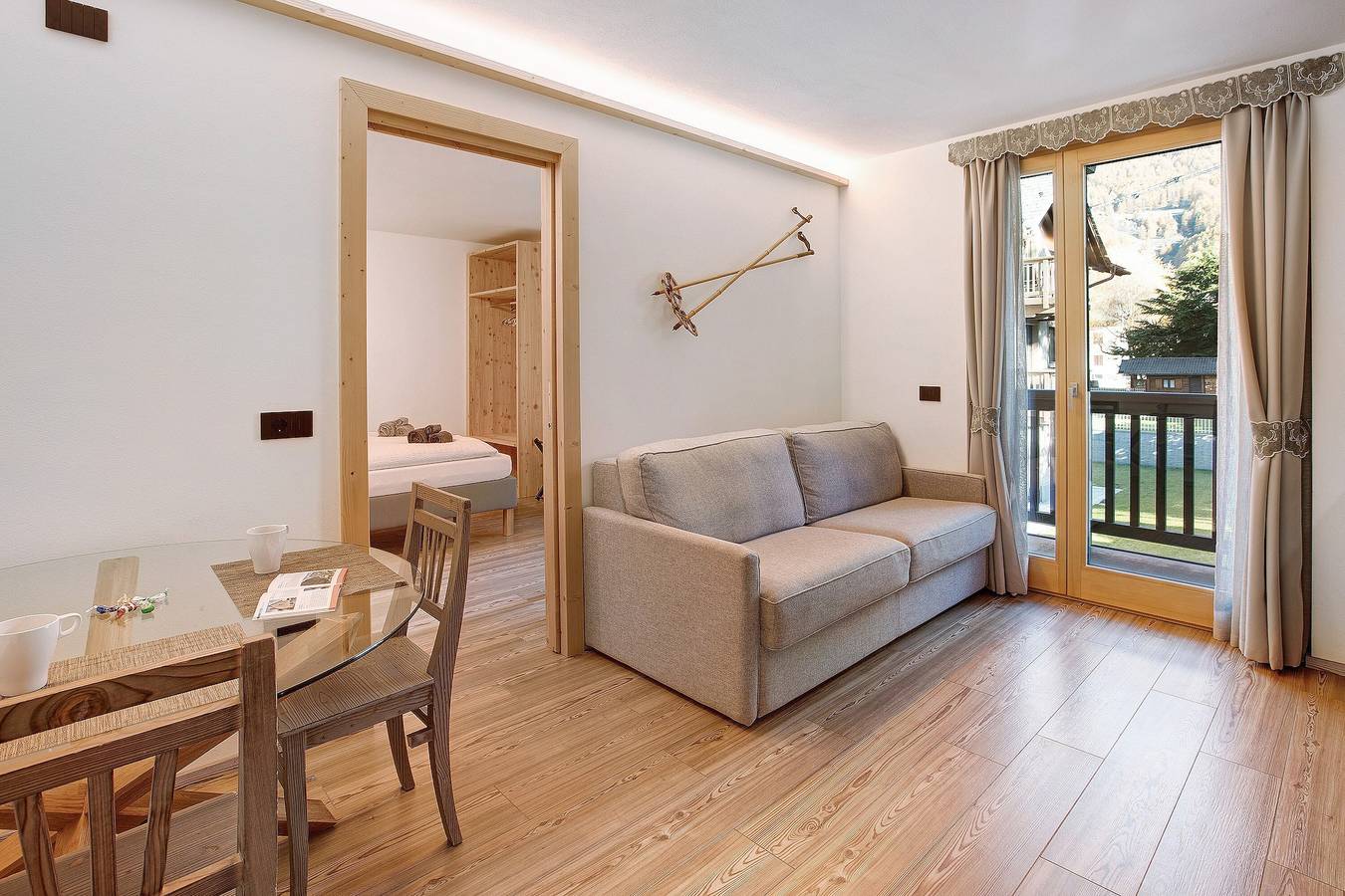 Ganze Wohnung, Ferienwohnung „Baita Emilia e Daniele 11“ mit Bergblick, Balkonen & Wlan in Bormio, Bormio Gemeinde