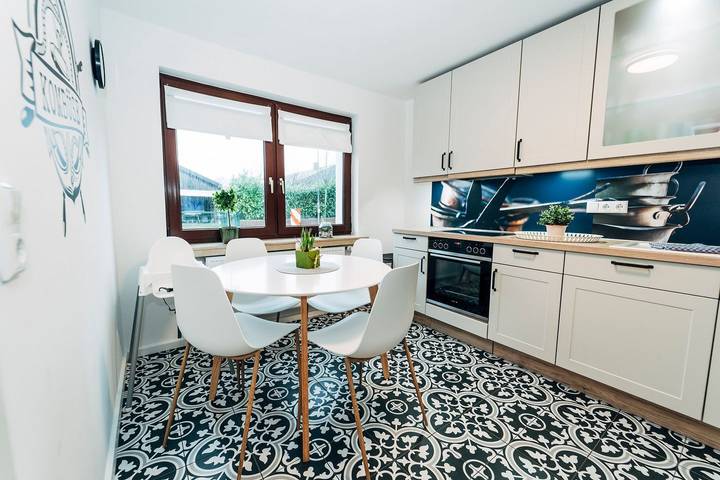 Ferienhaus für 7 Personen, mit Terrasse und Garten sowie Sauna und Ausblick in Wackerballig - 3
