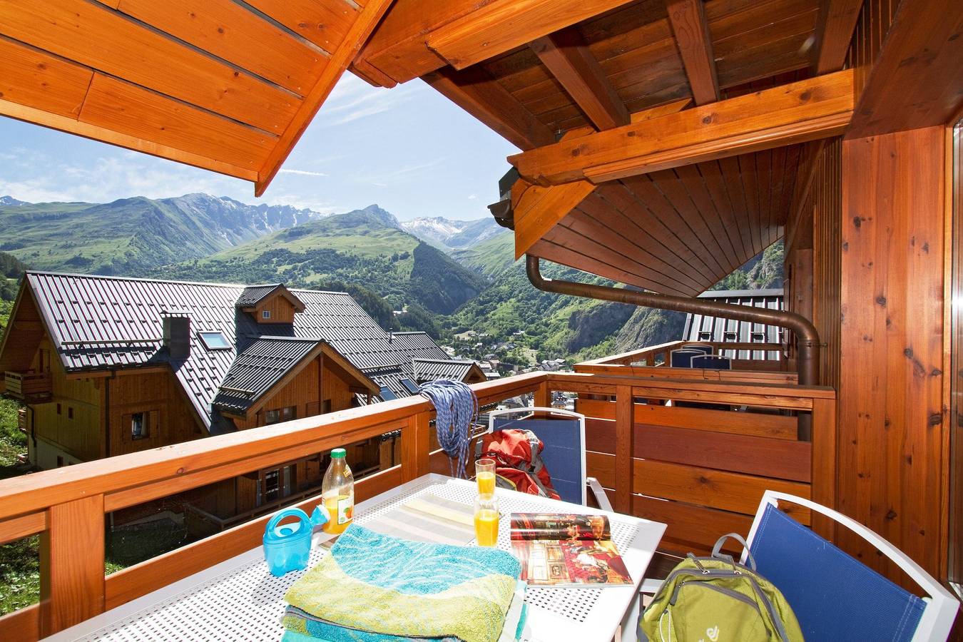 Appartement entier, Appartement de vacances pour 8 personnes avec balcon in Valloire, Région de Saint-Jean-de-Maurienne