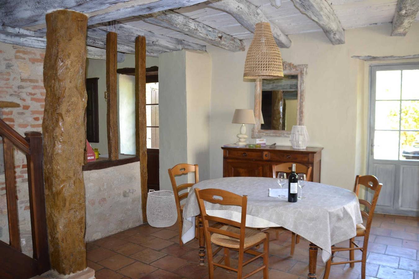 La maison à colombages in Labastide-de-Lévis, Région d'Albi