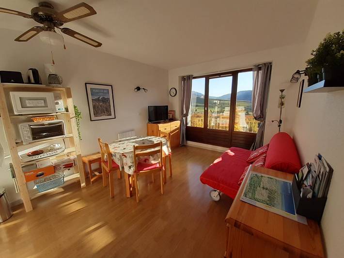 Studio pour 5 personnes, avec terrasse dans le Vercors
