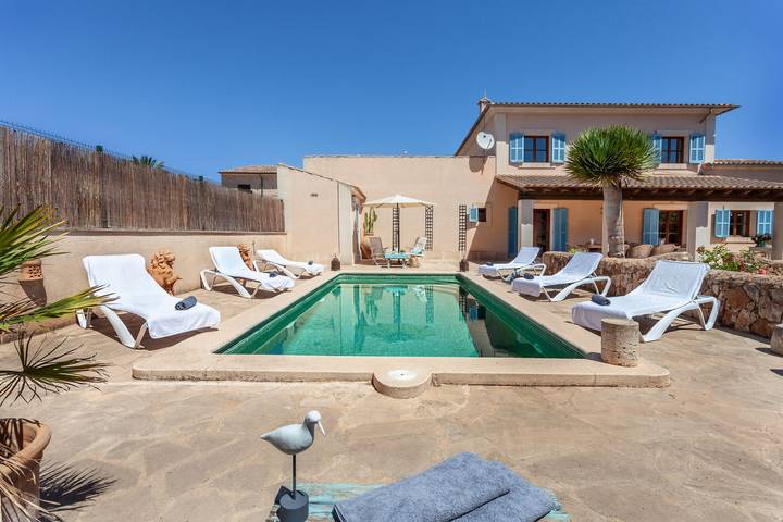 Finca für 8 Personen, mit Garten und Terrasse in Es Llombards - 3