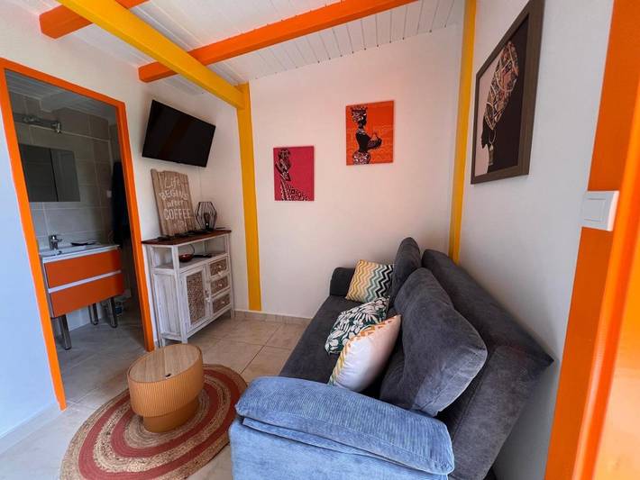 Location de vacances pour 4 personnes, avec terrasse et vue ainsi que piscine et jardin à Gourbeyre - 3