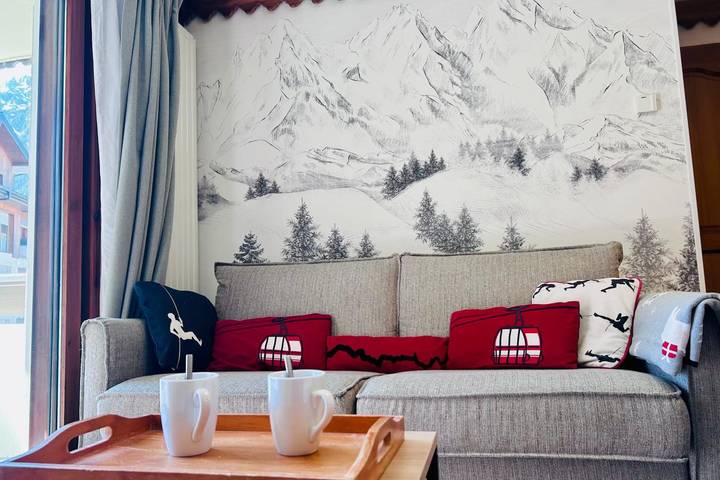 Gîte pour 6 personnes, avec Balcon et Piscine dans Gare De Chamonix Mont Blanc - 3