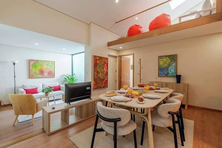 Maison de vacances pour 4 personnes, avec jardin et balcon à Porto