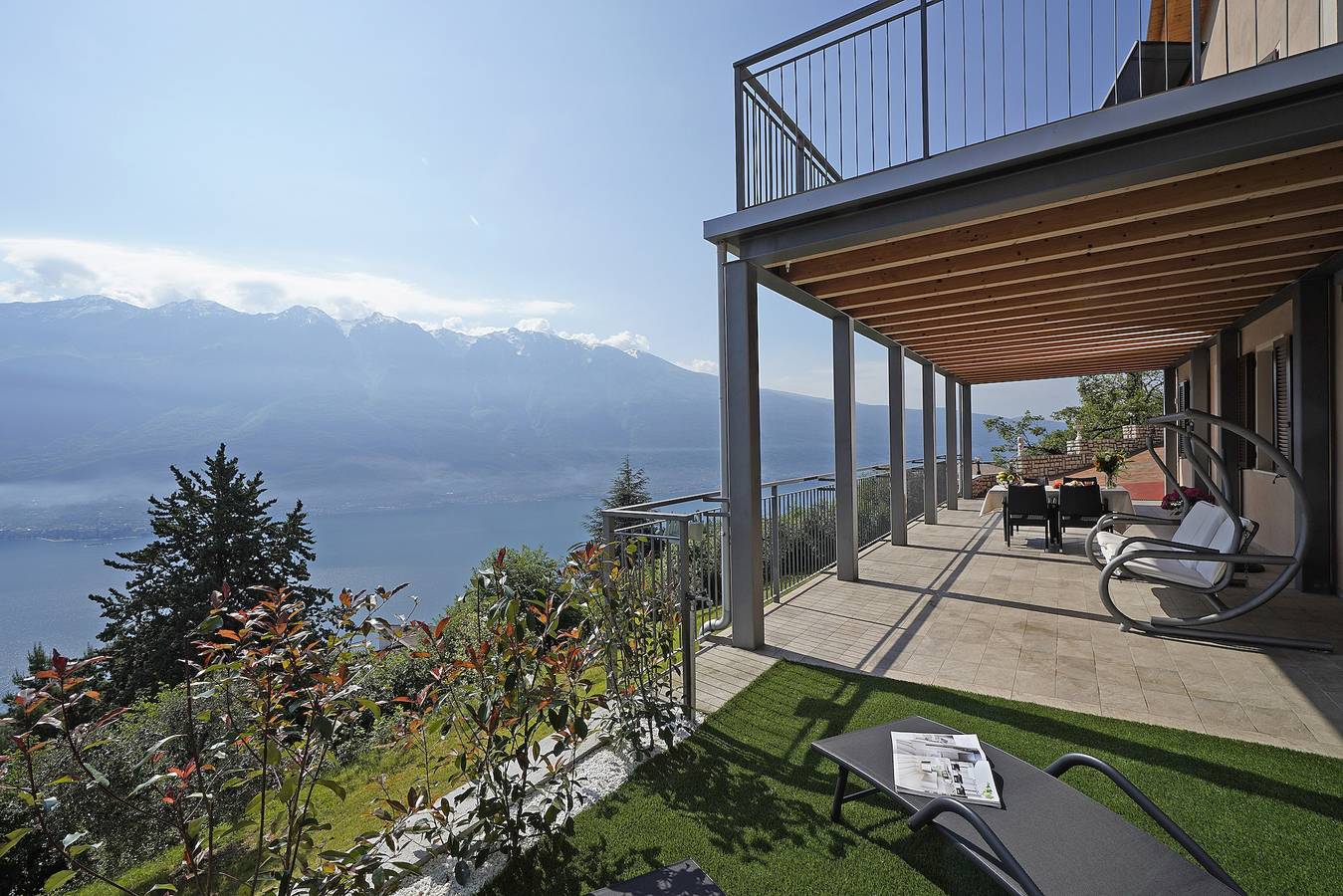 Vakantieappartement Maison du Pralonc - Lago met uitzicht op het meer/de bergen & tuin, foto 15