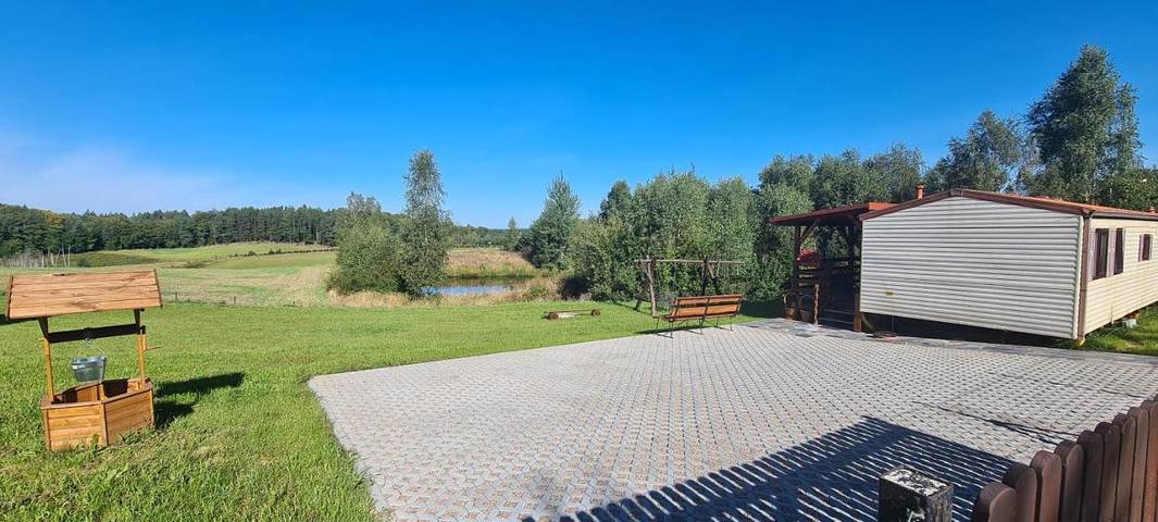 Vakantiepark voor 5 personen, with uitzicht and uitzicht op het meer as well as tuin, met huisdier in Polen