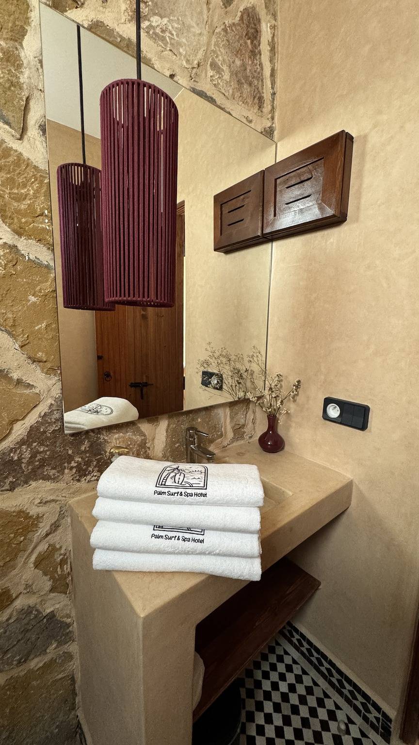 Stilvolles Zweibettzimmer mit eigenem Bad in Agadir in Agadir, Region Souss-Massa-Drâa